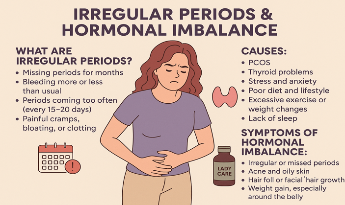 Understanding Irregular Periods and Hormonal Imbalance: A Natural Ayurvedic Approach